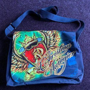 Ed Hardy Christian Audigier  Messenger Bag NWOT